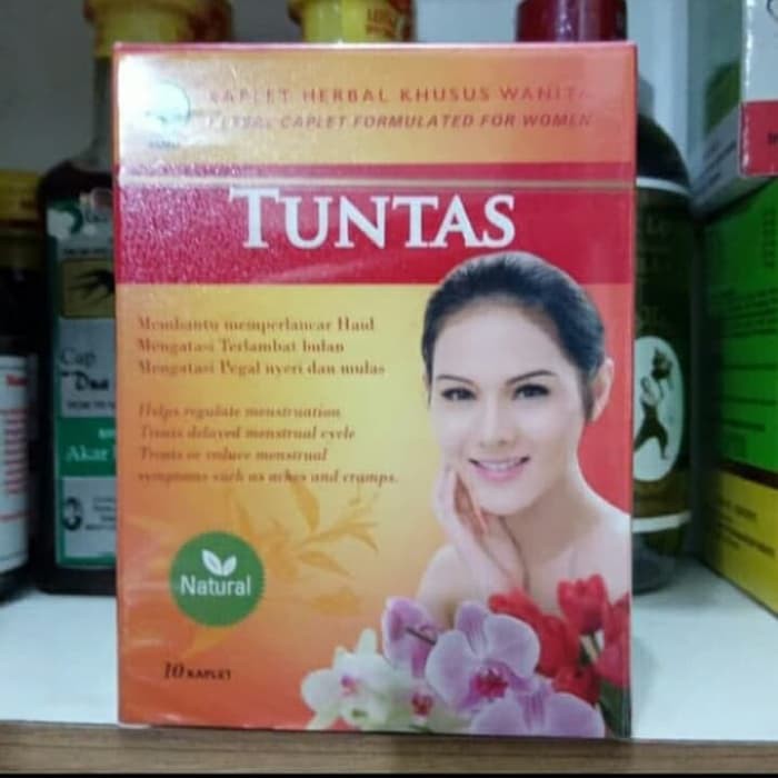 PIL TUNTAS HERBAL MELANCARKAN DATANG BULAN PER BOX