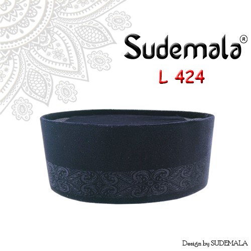 Songkok Sudemala/ Songkok Beludru Laser L-424 (Beludru Eagle)/ Kopyah/ Peci/ Songkok Beludru Motif