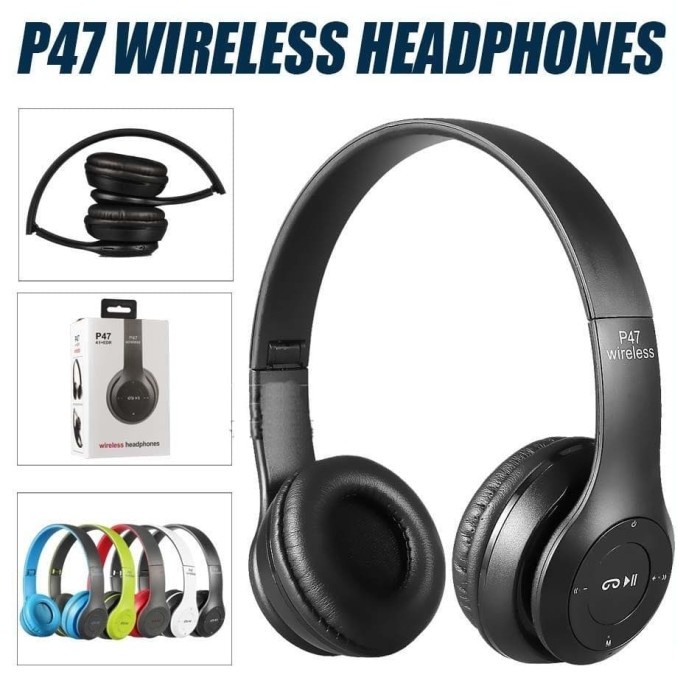 HEADPHONE BLUETOOTH JBL P47 Stok Terbatas