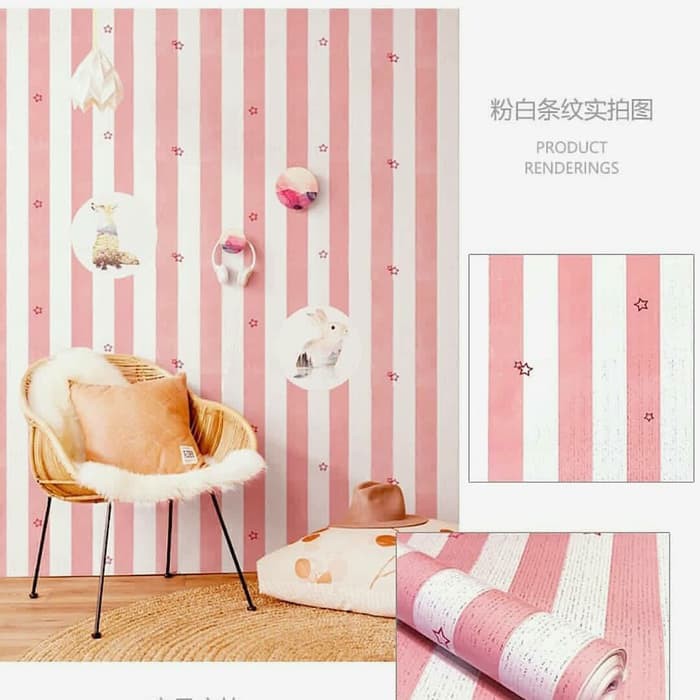 14 Wallpaper  Dinding  Kamar  Tidur  Warna  Pink  Images