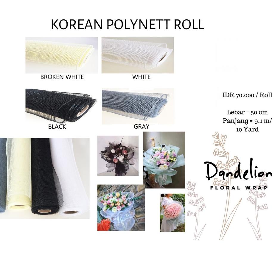 

Dijual GZLDJ KOREAN POLYNET ROLL FLOWER WRAPPING 67 Best Product