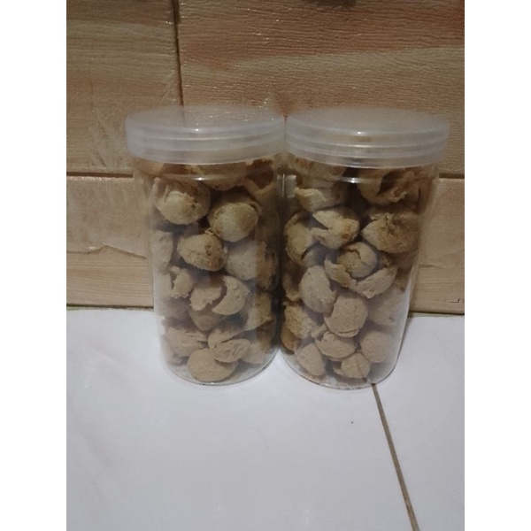 

kripik kulit tahu kemasan toples jar