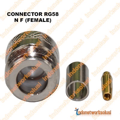 KONEKTOR CONNECTOR RG58 N F (FEMALE)