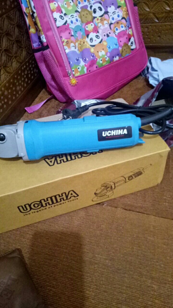 Uchiha Type 802 Angle Grinder Mesin Gerinda Tangan Japan Gergaji Besi Granet Full Bonus