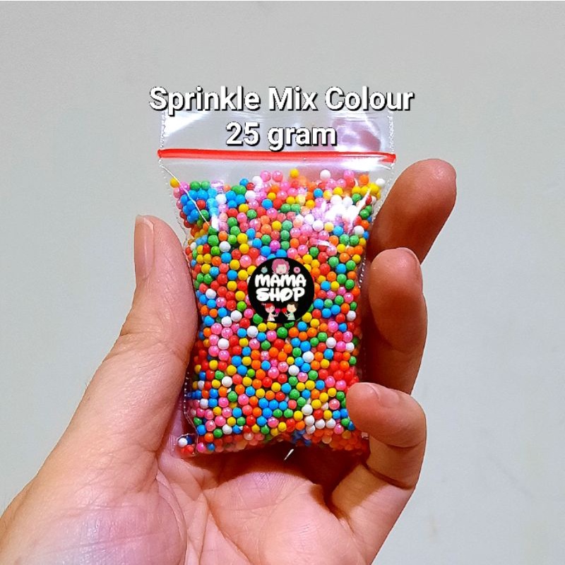 Spikel Trimit Hiasan Kue Ulang Tahun Gula Warna Warni Sprinkle