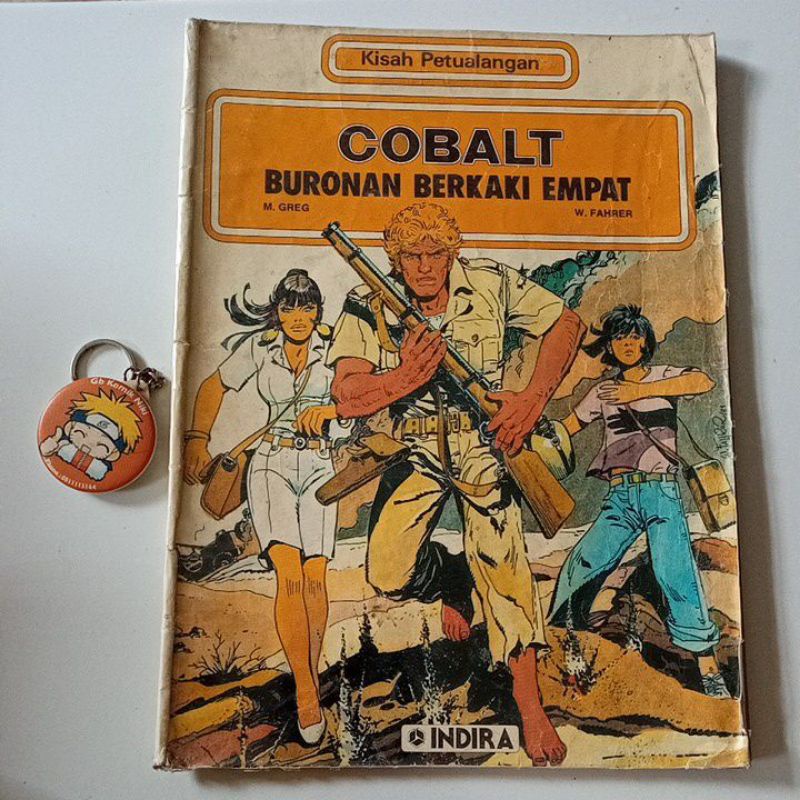 komik eropa -cobalt buronan berkaki empat