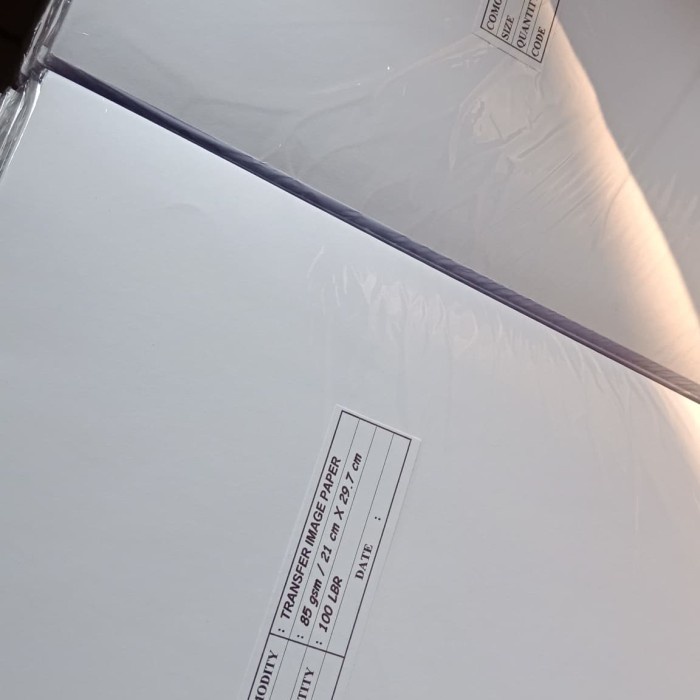 

Kertas Sublim / Sublimation Paper (1 pak isi 100)