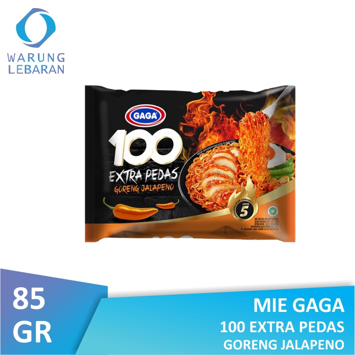 

Mie Gaga 100 Ekstra Pedas Goreng Jalapeno 85gr