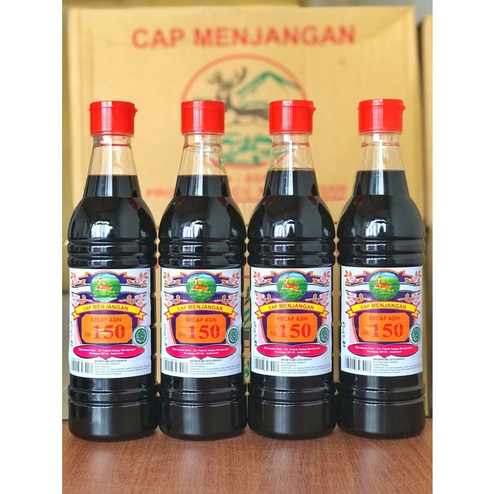 

Kecap Asin Cap Menjangan No 150/600 ml