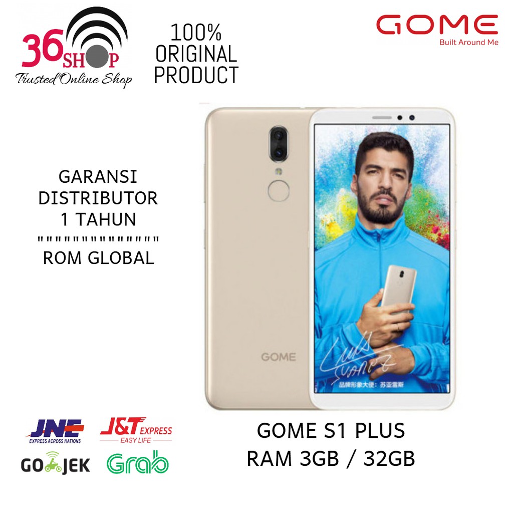 Gome S1 Plus Ram 3gb 32gb 100 Original Garansi Distri 1 Tahun Shopee Indonesia