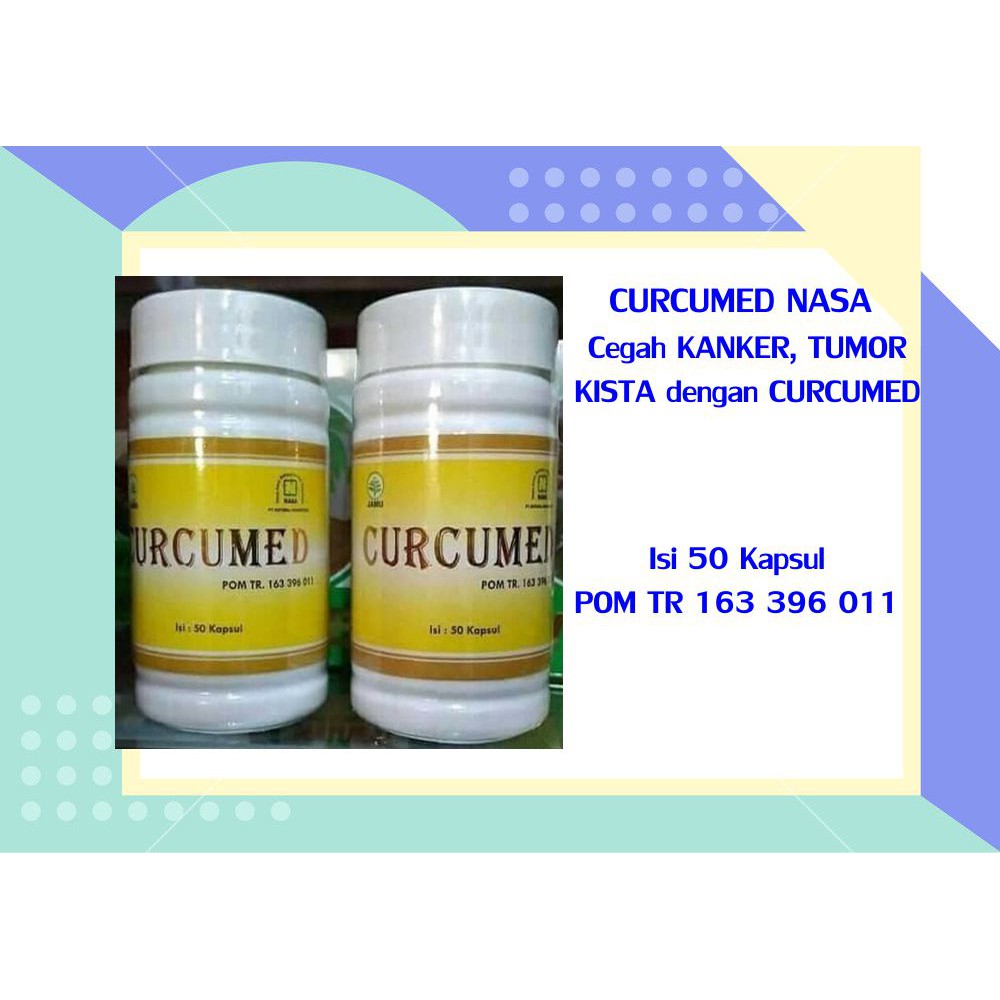 CURCUMED NASA cegah Kanker, Tumor, Kista