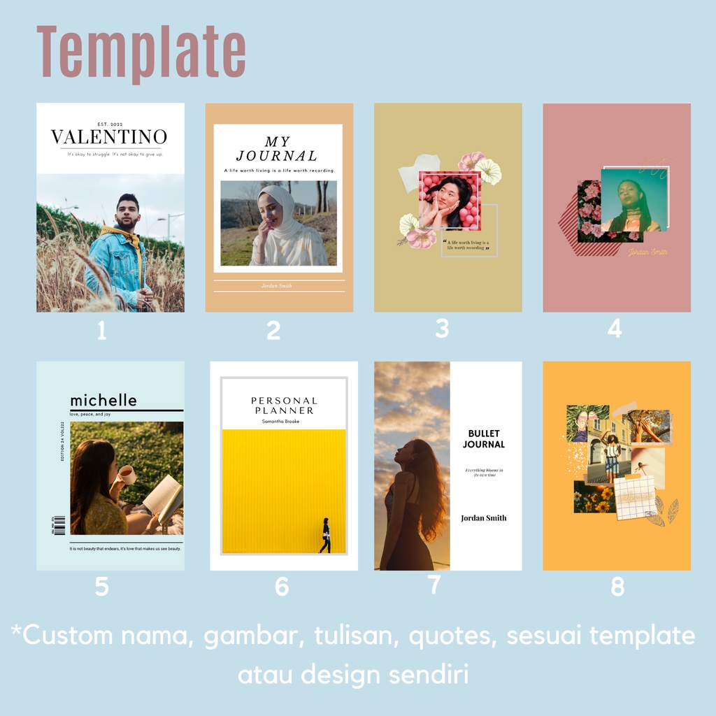 

Custom Notebook, Ring bisa dibuka dan diisi ulang, B5, Softcover