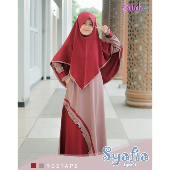 Gamis Syari Anak  Ori Zafirah Kids