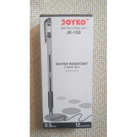

PULPEN GEL PEN/HARGA PER PACK/ TUMPUL/ JENIS JK-100/ 0.5mm