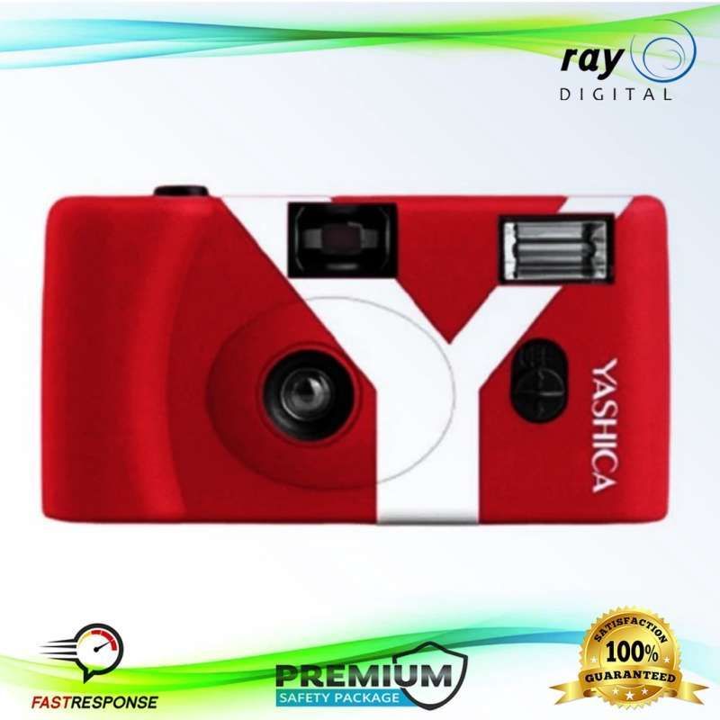 Yashica MF-1Y Film Camera Red