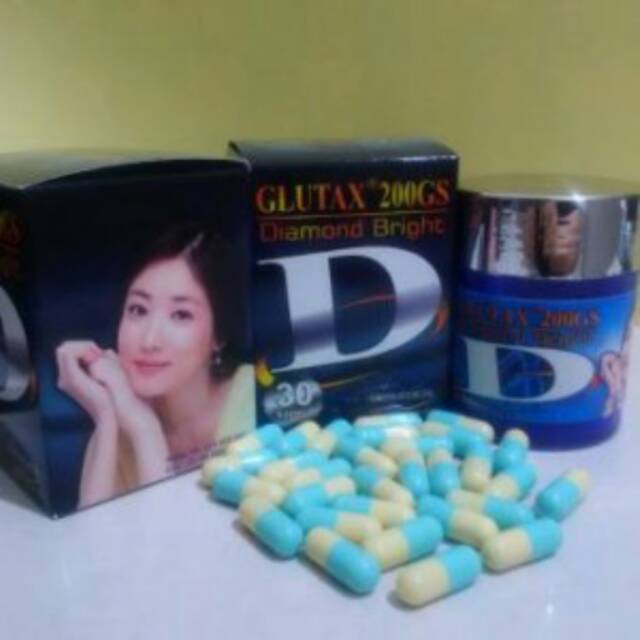 Glutax 200GS Diamond Bright Capsule | Kapsul Pemutih Glutax 200GS