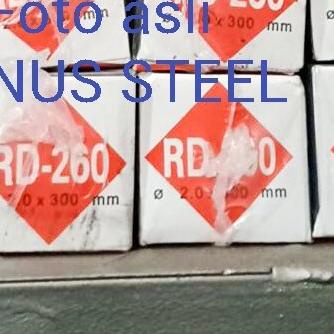 Kawat las besi 2,6 mm Nikko Steel kawat las cantum per KG