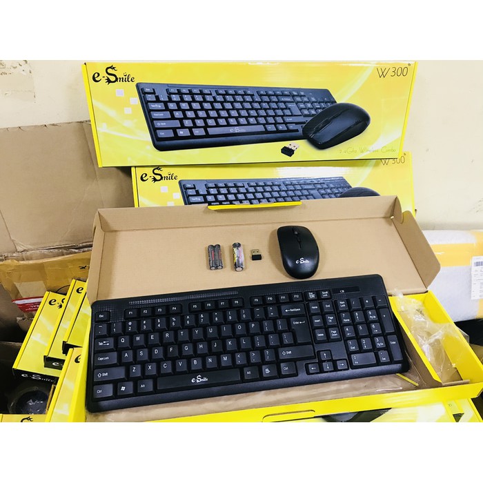 Keyboard Wireless Mouse Banda W200 PAKET