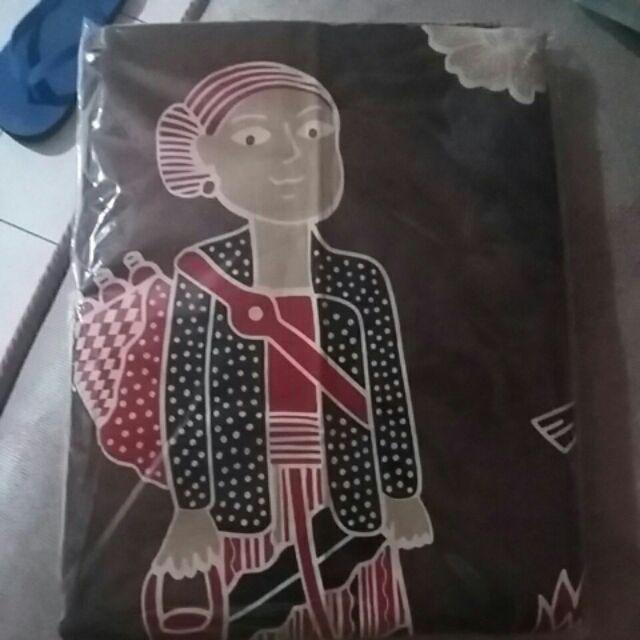 Batik Solo Batik Jamu Gendong Coklat Tumpal Kembang Sks