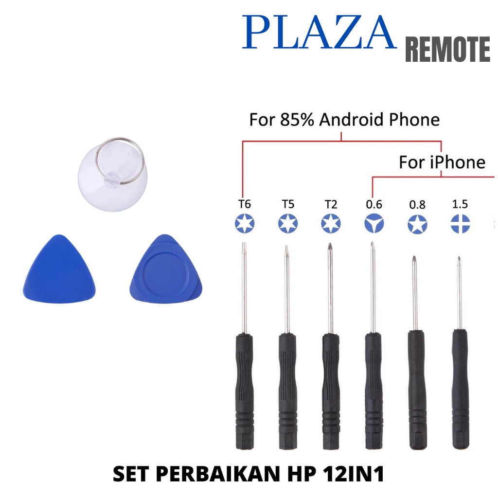 PERALATAN REPARASI HANDPHONE 12IN1 REPAIR TOOL SET REPARASI