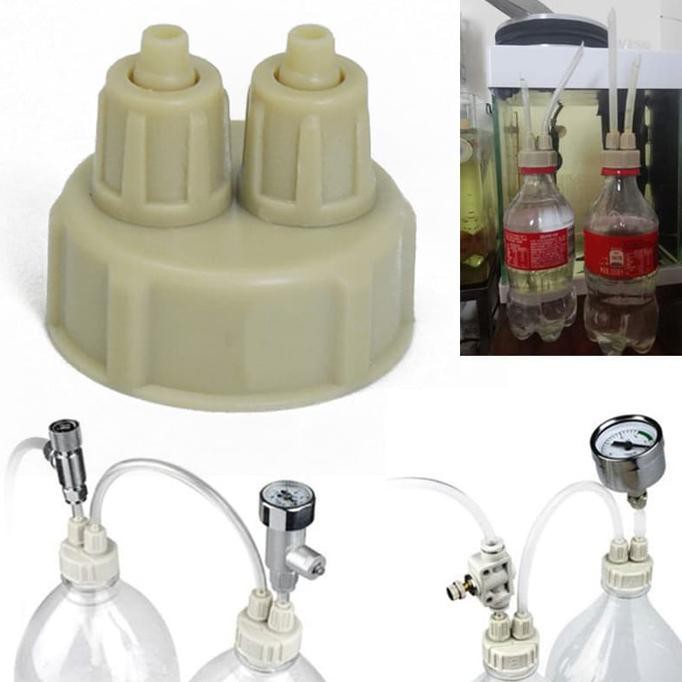 SALE Tutup Botol CO2 Diffuser Injection Aquascape Aquarium DIY *CO22 MURAH
