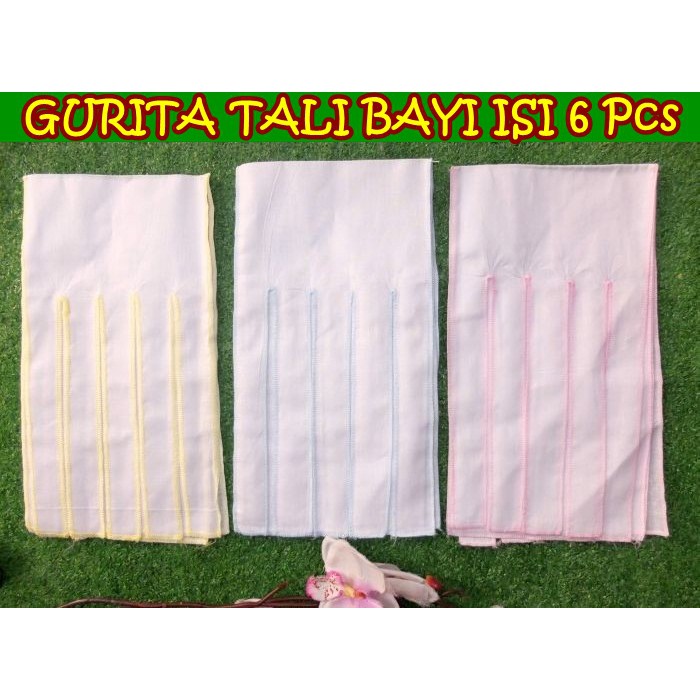 GURITA TALI BAYI isi 6 POLOS warna