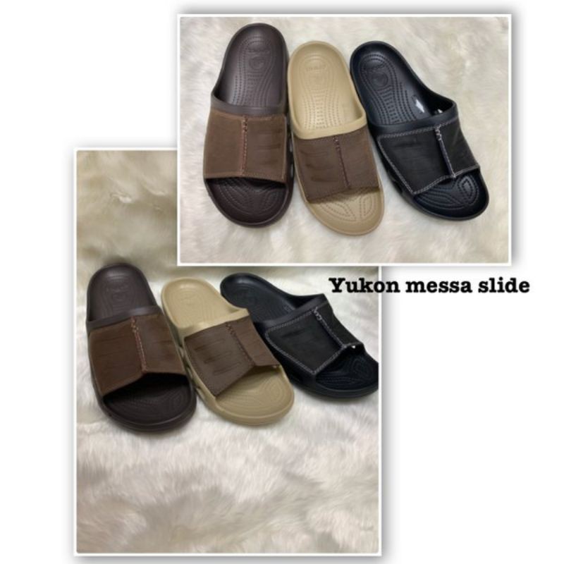 Crocs Yukon Mesa Slide | Sandal Crocs Pria | Sandal Slide | Sandal Selop Pria | Crocs Messa Slide