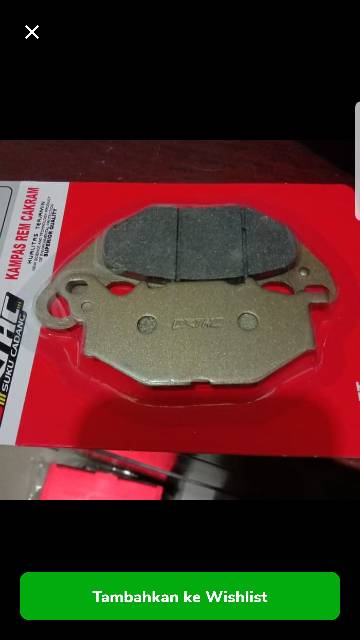 Kampas rem disk pad yamaha R 25 Depan