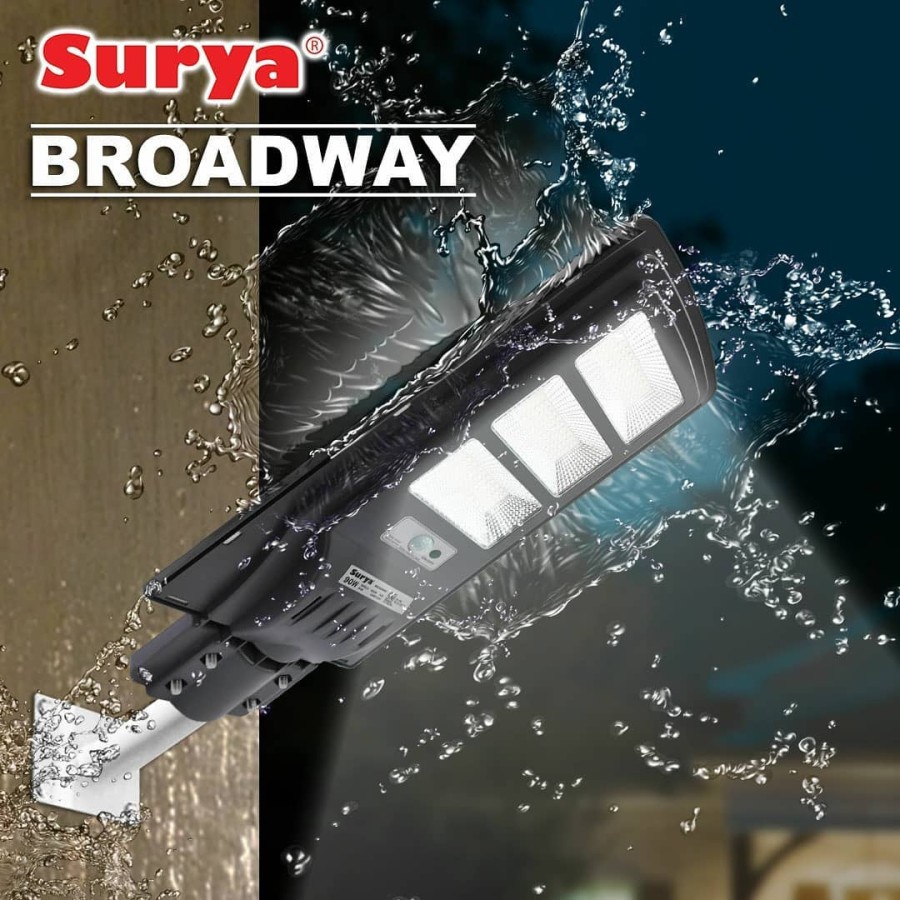 Lampu PJU Solar Cell Tenaga Surya LED SMD 60W 60 Watt SURYA BROADWAY