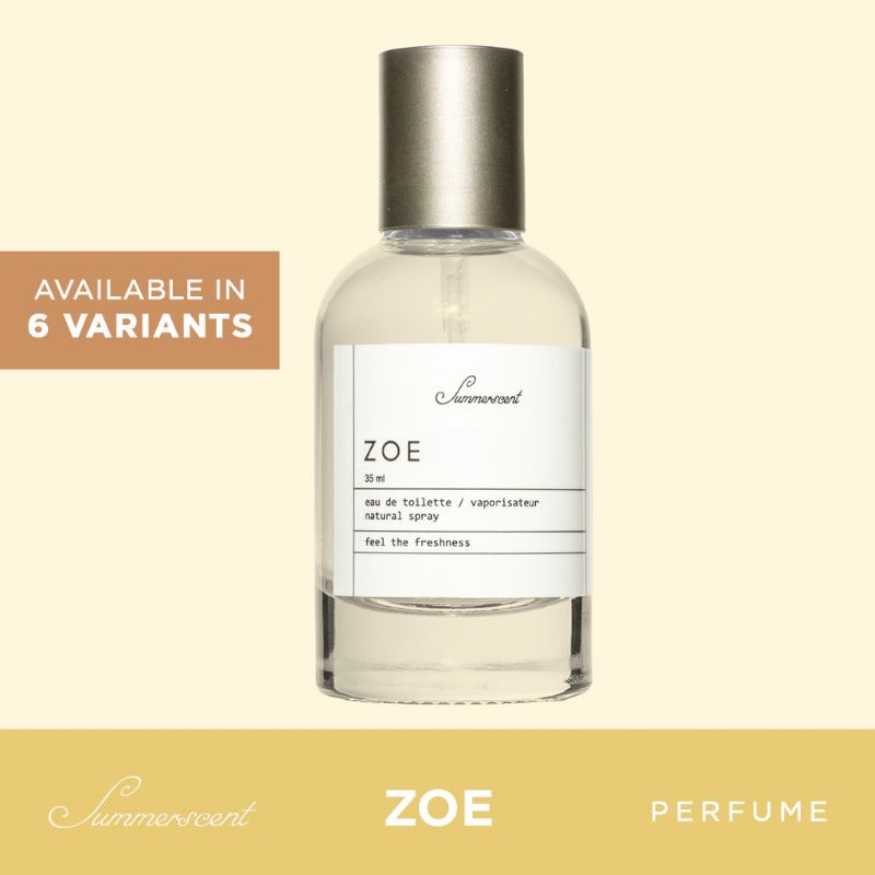 (SUMMERSCENT X RAHASIA BEAUTY) PARFUM 35ml PERFUME BAJU EDT PEWANGI BADAN 35 ML eau de toilette parfum tubuh parfum baju natural parfume eu de toilette jaquiline ja quiline zoe celine yervant godfrey sumerscent