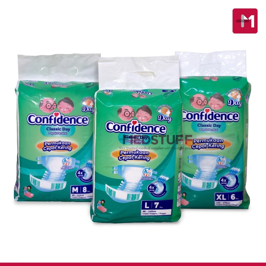 (Original) Popok Dewasa Confidence Classic Adult DAY Exp Lama Termurah