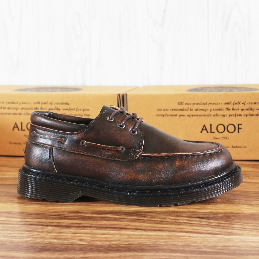 Aloof SAPATH - Sepatu Derby Pria Kulit Asli Original Indonesia