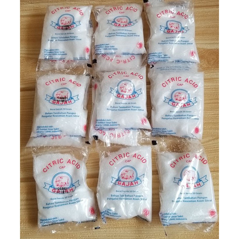 

✔MURAH Citrun Acid Cap Gajah 1renceng 5sachet / Citrun Gajah / Acid Gajah