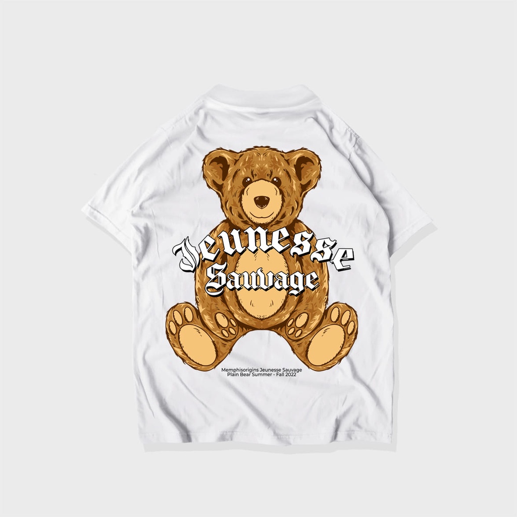 TSHIRT - PLAINBEAR [ WHITE ]