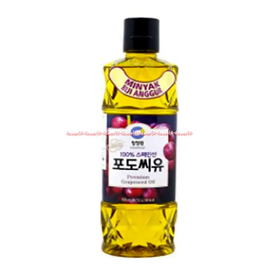 Chung Jung One Premium Grapeseed Oil 500ml O Essential Premium Grape Seed Oil Minyak Biji Anggur Grapes Oils Chungjungone