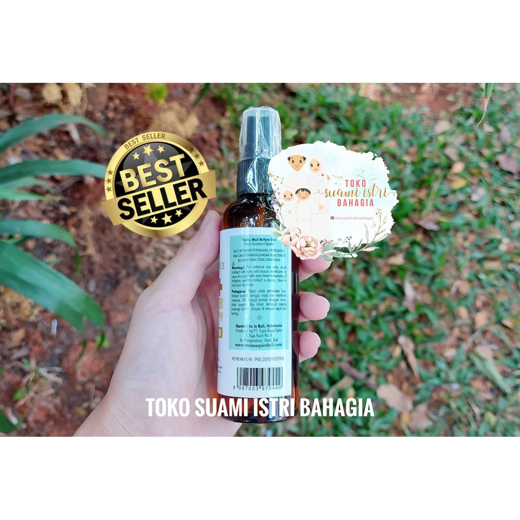 Hand Sanitizer Utama Spice Spray 100 ml Lemon Alami Membunuh Kuman