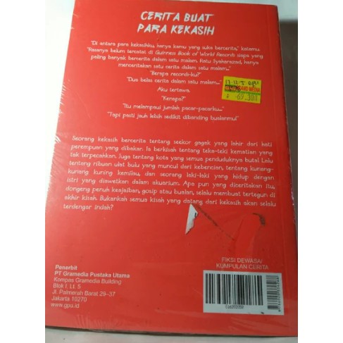 Cerita Buat Para Kekasih Agus Noor Buku Novel Fiksi Dewasa Gramedia Kumpulan Cerita Kumcer Shopee Indonesia