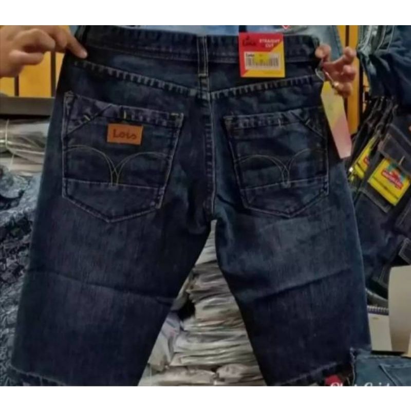 Celana Pria Lois Pendek Jeans Pria Jeans Impor Jins lois Pria Lois Pendek Celana Jeans  Pria