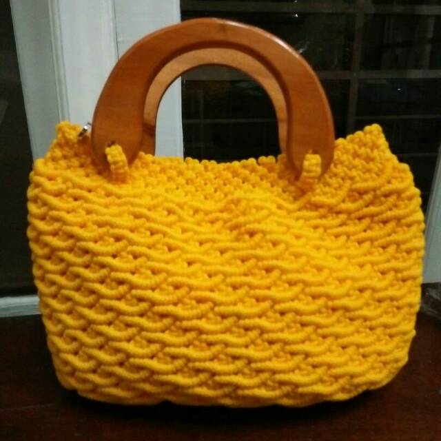 Tas Tali Kur Motif Sisik Dua Warna