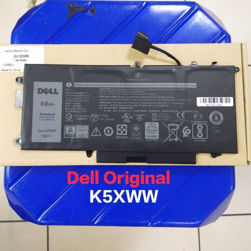 Baterai Dell Latitude 5289 13 7389 5289 3180 3179 K5XWW Original