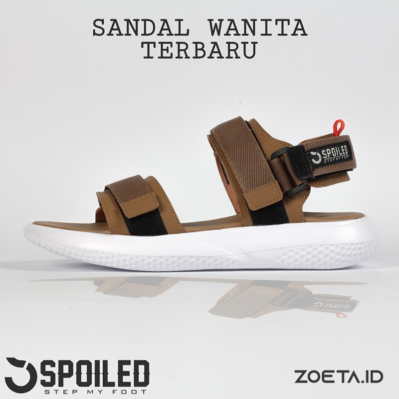 Sandal Wanita Sandal Travelling Sandal Gunung Kalimanzaro Girl Mocca Original Spoiled just