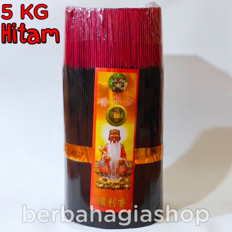 Hio Dupa Hitam Halus Isi 5 Kg Standard Panjang Merek Pekong Wangi Soft