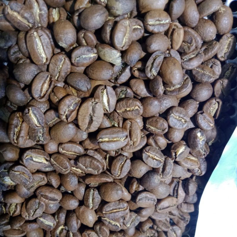 

biji kopi arabika luwak campur roasbean bubuk kasar bubuk halus