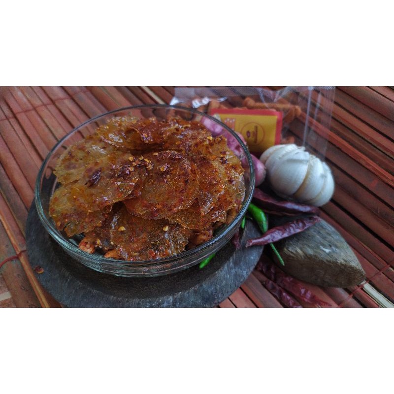 

Keripik kaca 1000gram cemilan enak pedas asin murah enak mantap berkualitas