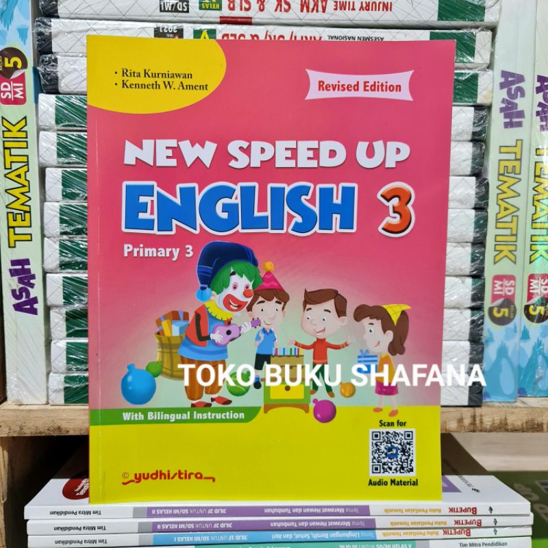 Buku Bahasa Inggris NEW SPEED UP ENGLISH Kelas 1 2 3 4 5 6 SD PENERBIT YUDHISTIRA REVISED EDITION