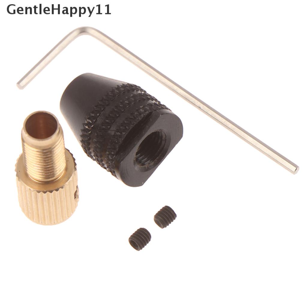 Gentlehappy Adapter Chuck Bor Elektrik Motor Mikro Hex 0.5-3.2mm