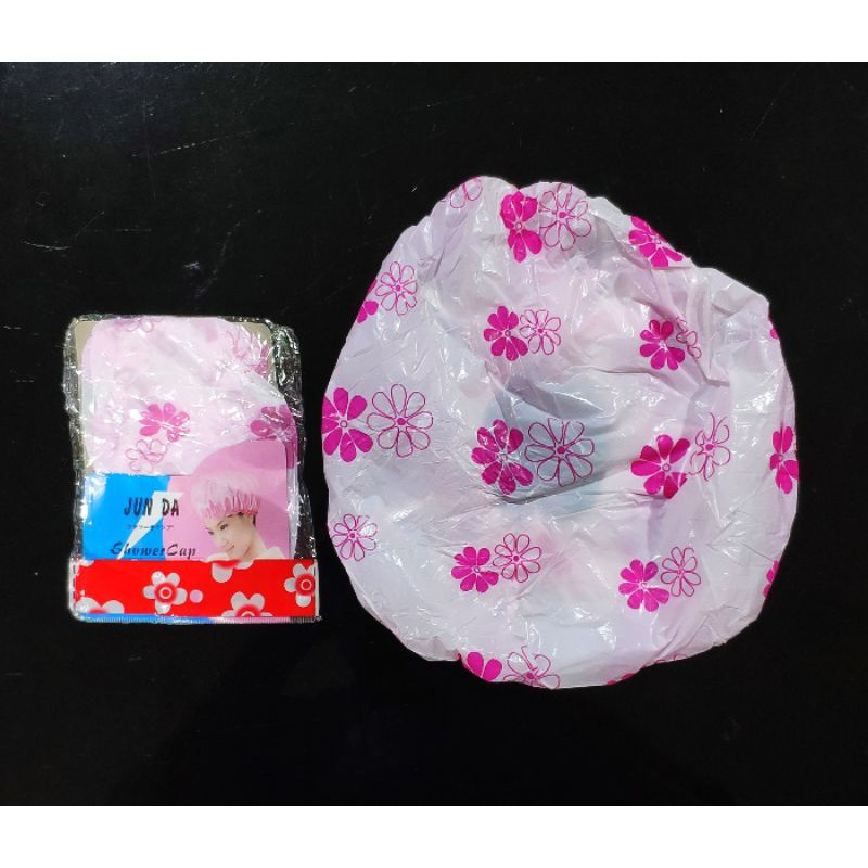 Shower cap mandi / penutup kepala / topi mandi