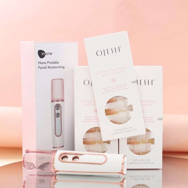 Jual Ojesh Hyaluronic Acid Serum 3box + FREE Mini Humidifier Shopee