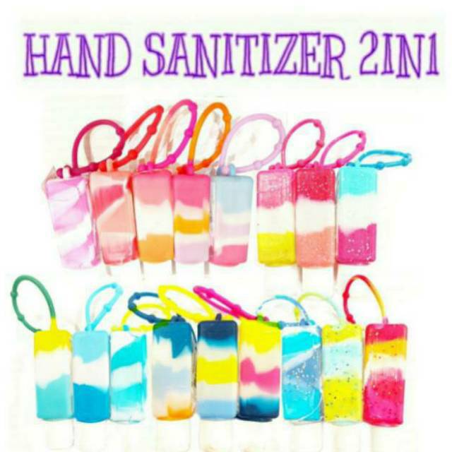 ON SALE! ❤[HOLDER+ HAND SANITIZER MOTTO] POCKETBAC HAND SANITIZER HAND GEL WITH COLOUR &amp; MARMER HOLDER 2IN1 30 ml ANTI BACTERIAL HAND GEL 29 ML rubber