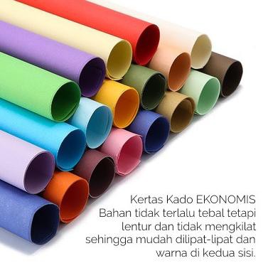 

Diskon JL7GO 1 Pack Isi 5 Kertas Kado Polos Wrapping Paper Natal Lebaran Putih Hitam Merah Hijau Abu